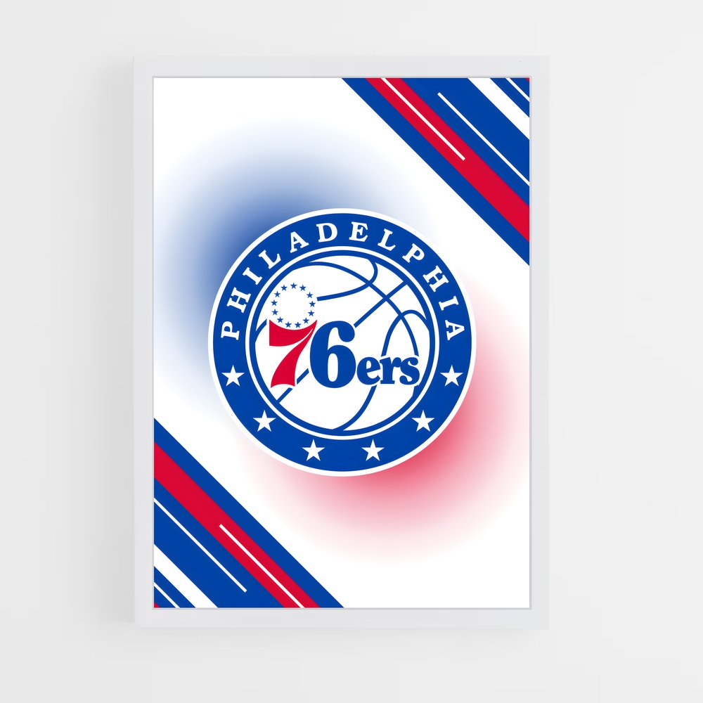 Poster Sixers Spirit – affiche Basketball (vue 3)